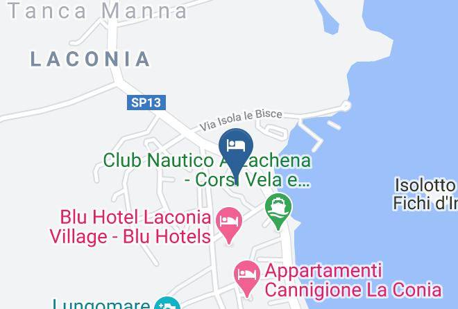 Sassari - Case Vacanza La Conia Maps