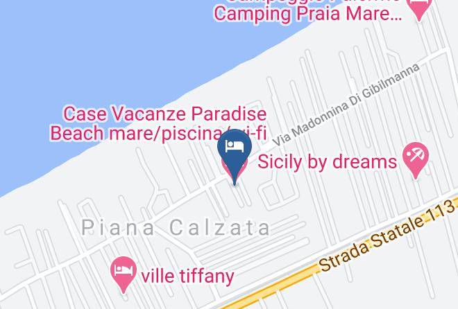 Palermo - Case Vacanze Paradise Beach Mare Piscina Wi Fi Maps