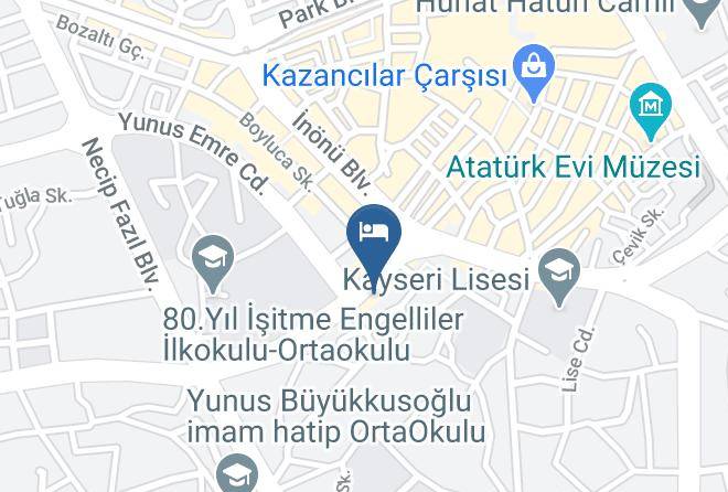 Melikgazi - Caseria Butik Rezidans Maps