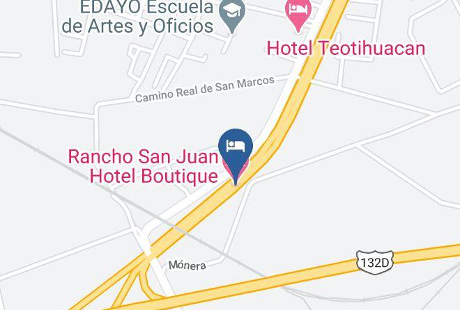 Teotihuacan - Rancho San Juan Hotel Boutique Maps