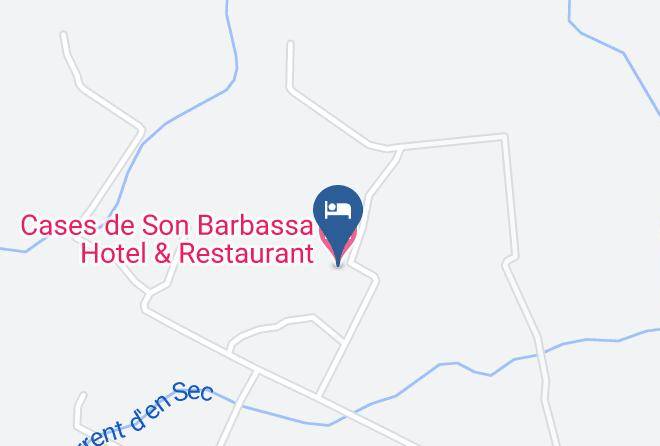 Baleares - Cases De Son Barbassa Hotel & Restaurant Maps