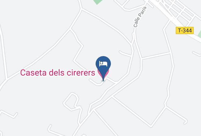 Caseta Dels Cirerers Map