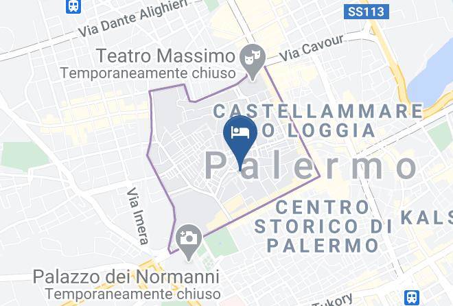 Palermo - Casetta Dellarchitetto Alla Cattedrale Maps