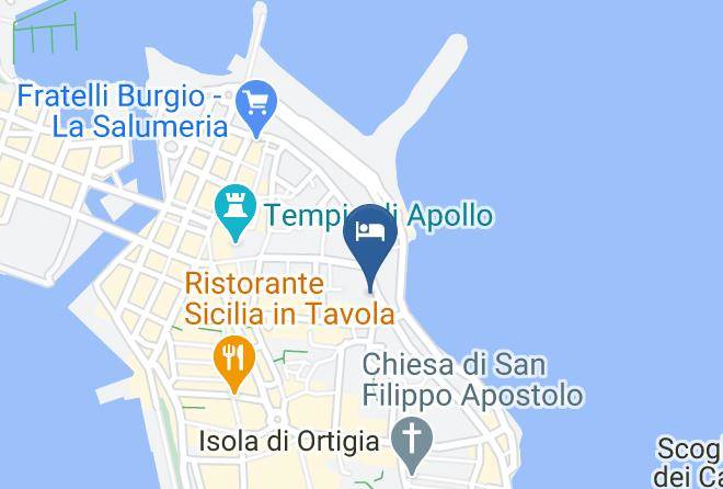 Syracuse - Casette Di Artemide Maps