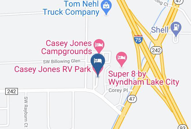 Columbia - Casey Jones Rv Park Maps