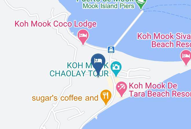 Amphoe Kantang - Cashew Nut Bungalow Maps