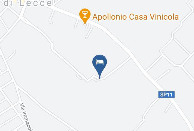 Lecce - Casina Farnarari Maps
