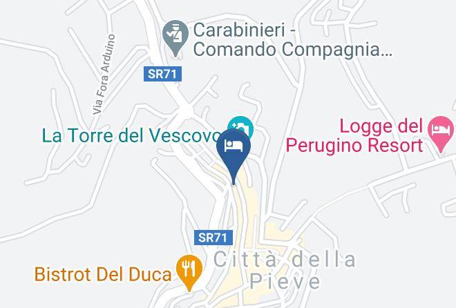 Perugia - Casina Mazzuoli Citta Della Pieve Maps