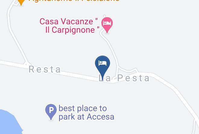 Grosseto - Casina Sul Lago Maps