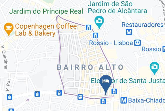 Lisbon - Solar Dos Poetas Maps