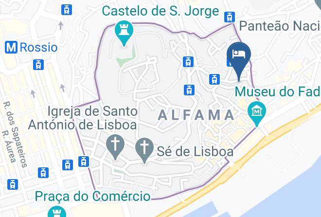 Lisbon - Casinha Do Largo Maps