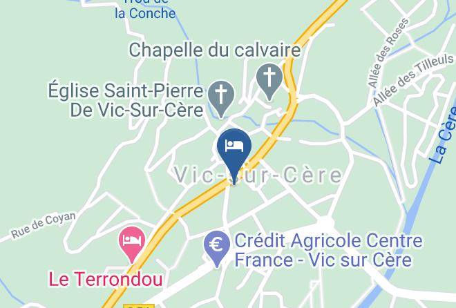 Cantal - Casino De Vic Sur Cere Maps