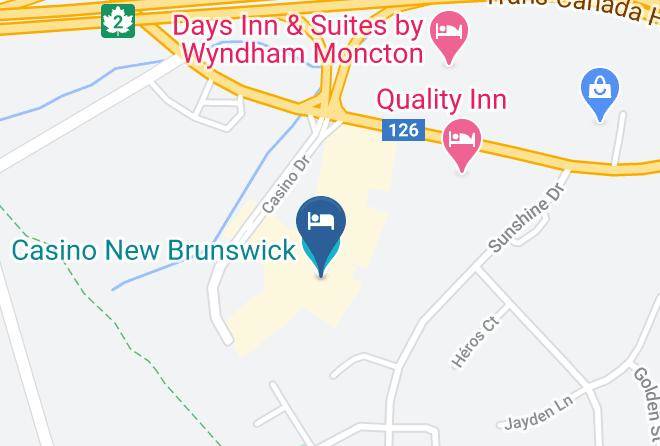 Casino New Brunswick Map