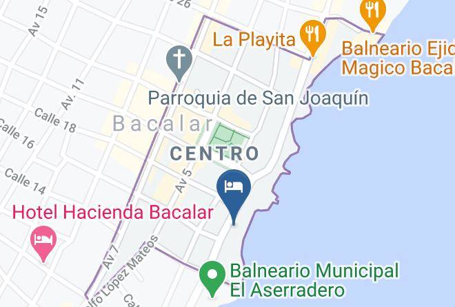 Bacalar - Casita Carolina Maps