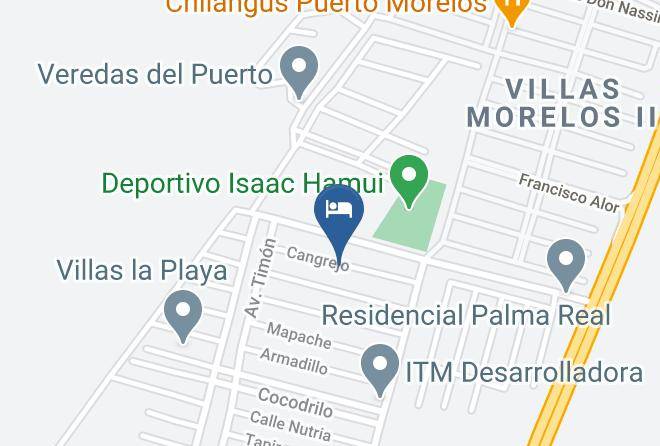 Puerto Morelos - Casita Chula Puerto Morelos Maps
