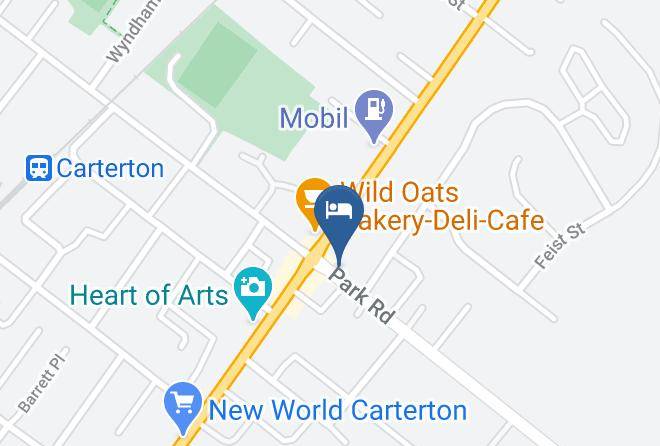 Carterton - Casita Flora Home Stay Wairarapa Maps