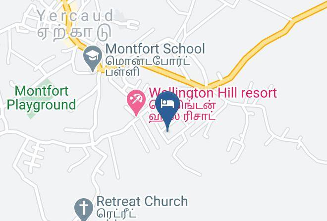 Yercaud - Casita Inn Resort Maps