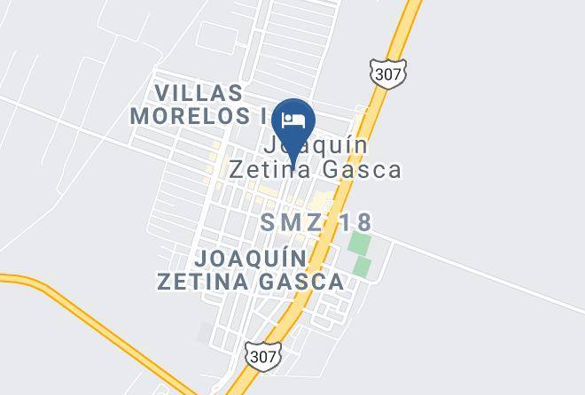 Puerto Morelos - Casitas Kinsol Maps