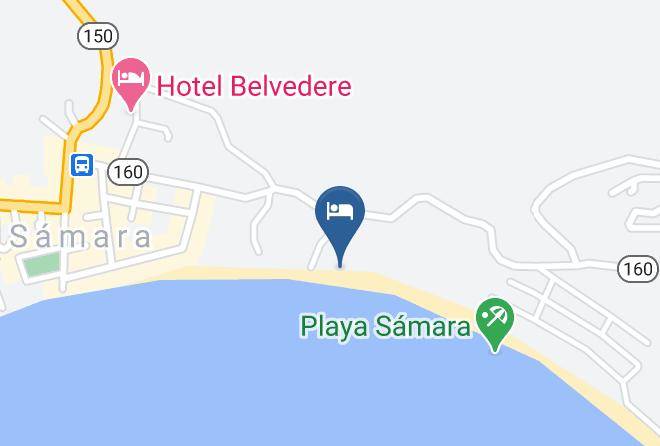 Nicoya - Casitas Lazdivaz Beachfront B&c Maps