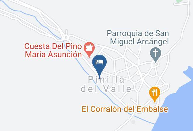 Madrid - Casitas Pinilla Del Valle Maps
