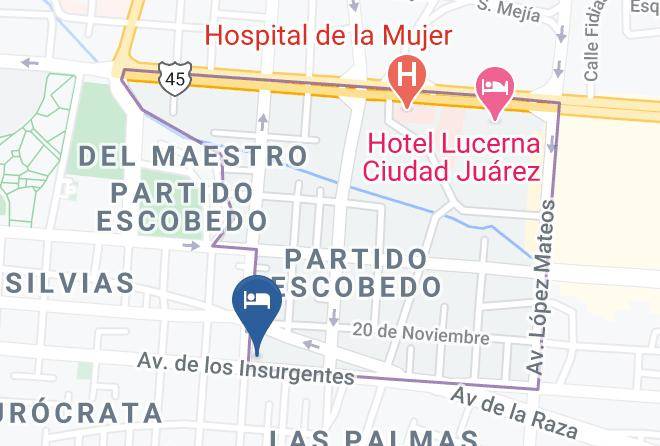 Juarez - Casitas Veronica Maps