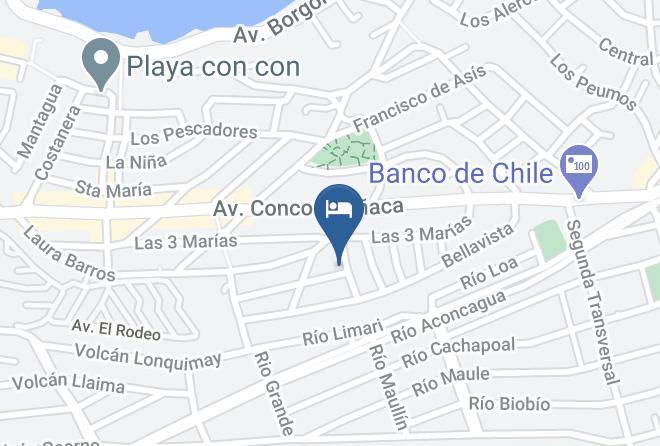 Valparaiso Province - Casona Amarilla Pets Friendly Maps