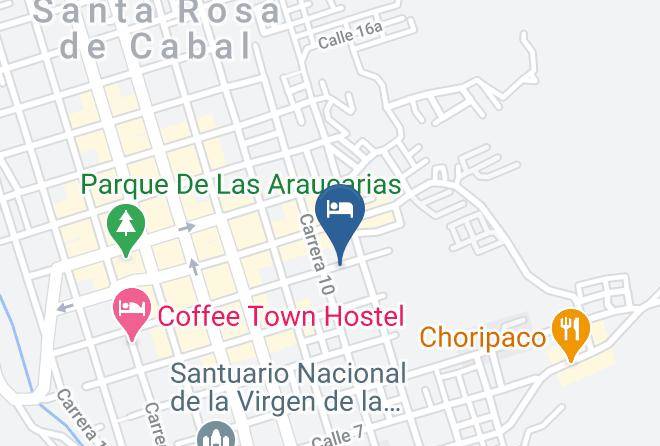 Santa Rosa De Cabal - Casona Cafetera Hospedaje Y Restaurante Maps