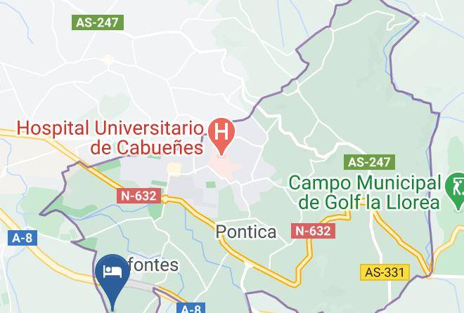Asturias - Casona De Cefontes Maps