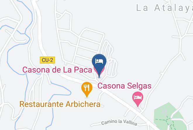 Casona De La Paca Map