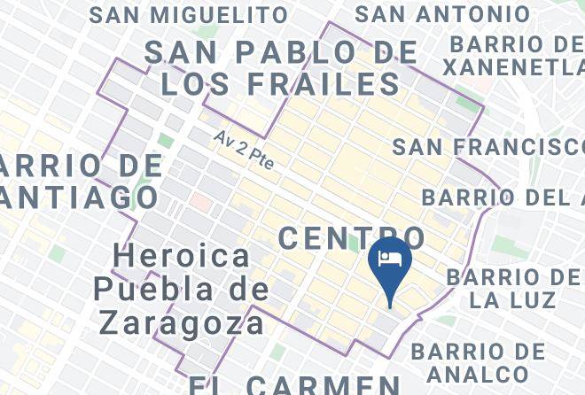 Heroica Puebla De Zaragoza Puebla - Casona De Los Sapos Hotel Boutique Maps