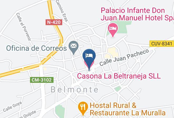 Cuenca - Casona La Beltraneja Sll Maps
