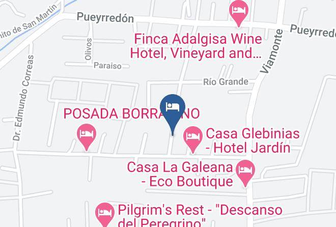 Lujan De Cuyo - Casona La Chiquita Maps