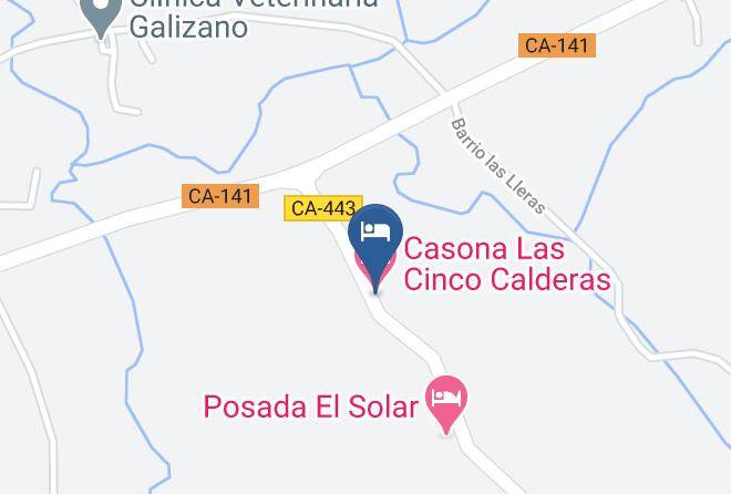 Carriazo - Casona Las Cinco Calderas Maps