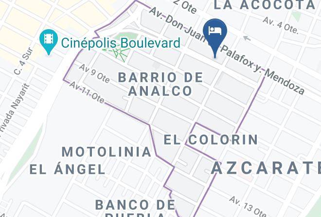 Puebla Barrio De Analco - Casona Maria Maps