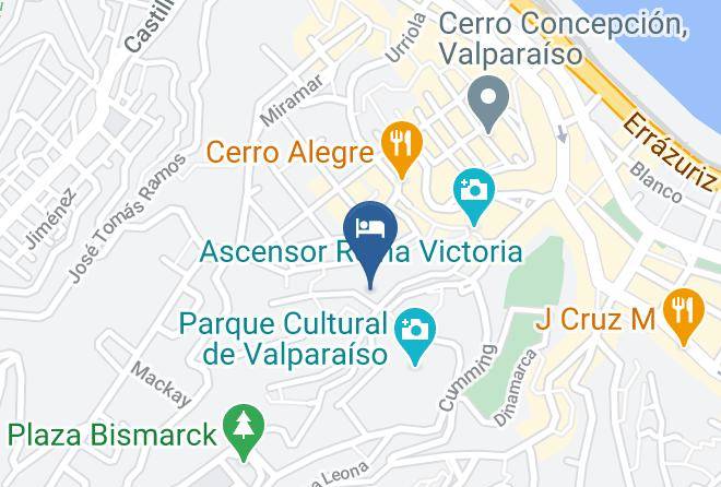 Casona Miraflores Map