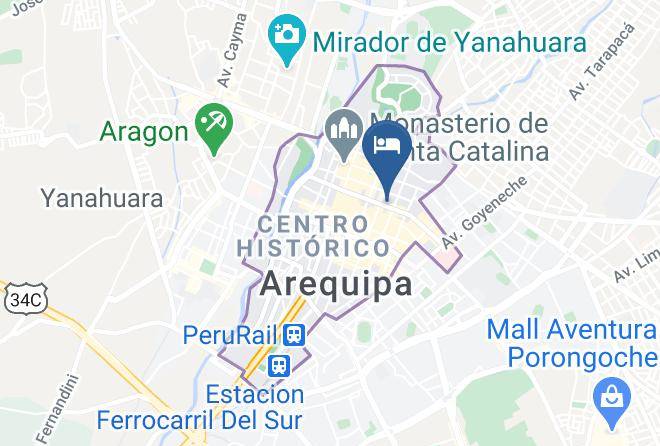 Arequipa - Casona Plaza Hotel Aqp Maps
