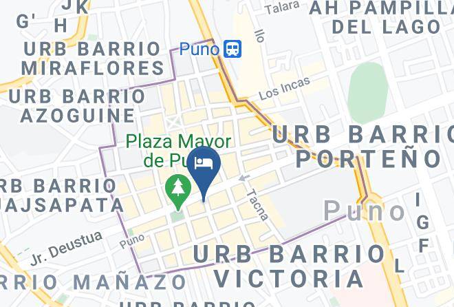 Puno - Casona Hotel Centro Maps