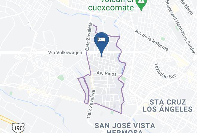 Puebla Santa Cruz Buenavista - Casona Santa Cruz Maps