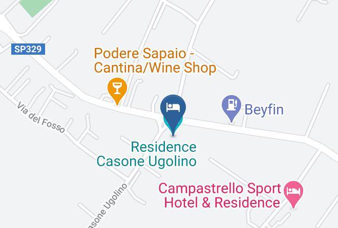 Leghorn - Residence Casone Ugolino Maps