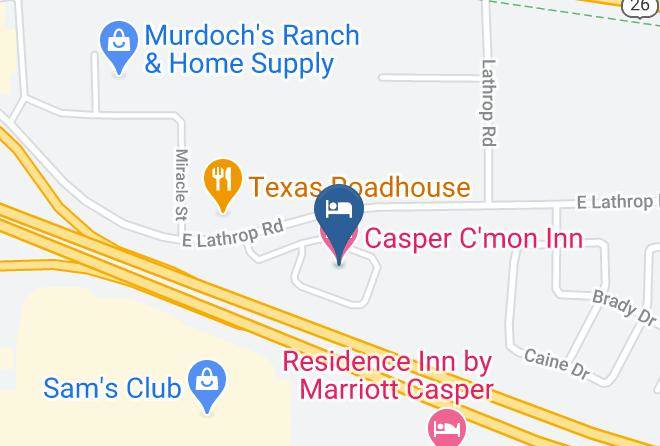 Casper C'mon Inn Map