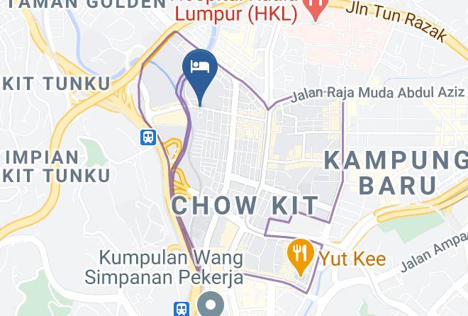 Kuala Lumpur - Caspo Hotel Maps