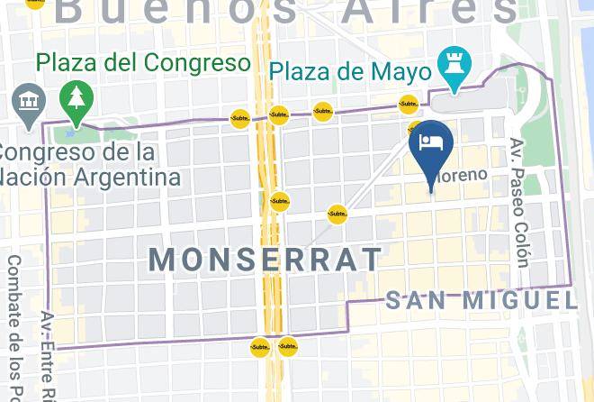Autonomous City Of Buenos Aires - Cassa Lepage Art Hotel Buenos Aires Maps