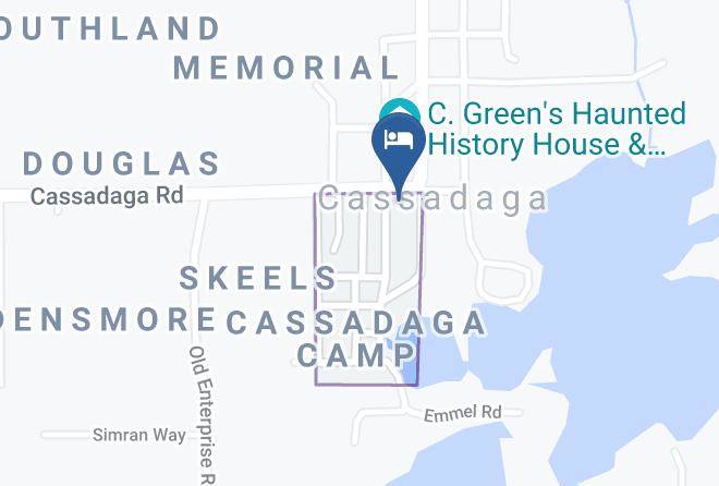Volusia - Cassadaga Hotel Maps