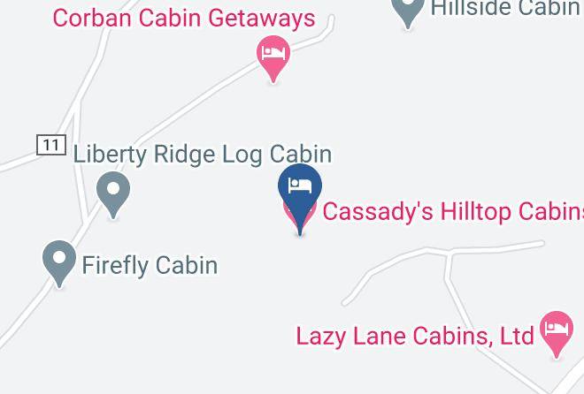 Hocking - Cassady's Hilltop Cabins Maps
