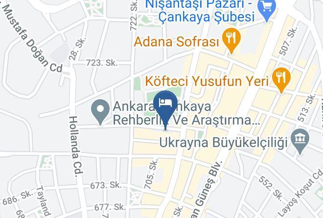 Cankaya - Cassiel Hotel Maps