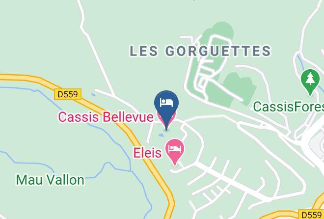 Bouches Du Rhone - Cassis Bellevue Maps