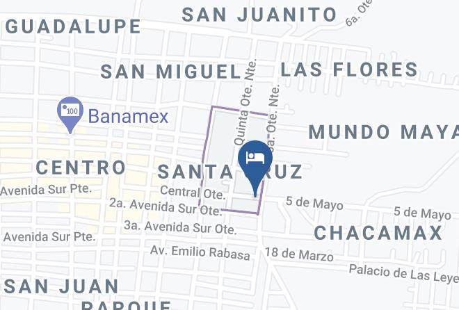 Palenque - Casssa Vlanca Hotel Maps