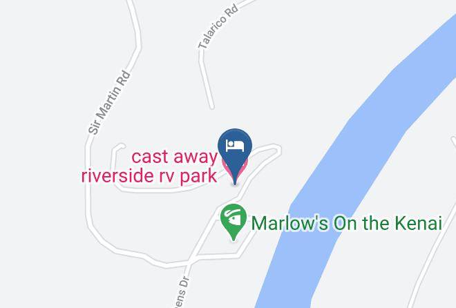 Kenai Peninsula Borough - Cast Away Riverside Rv Park Maps
