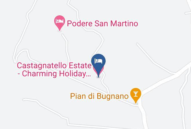 Grosseto - Castagnatello Estate Charming Holiday Accommodations Maps