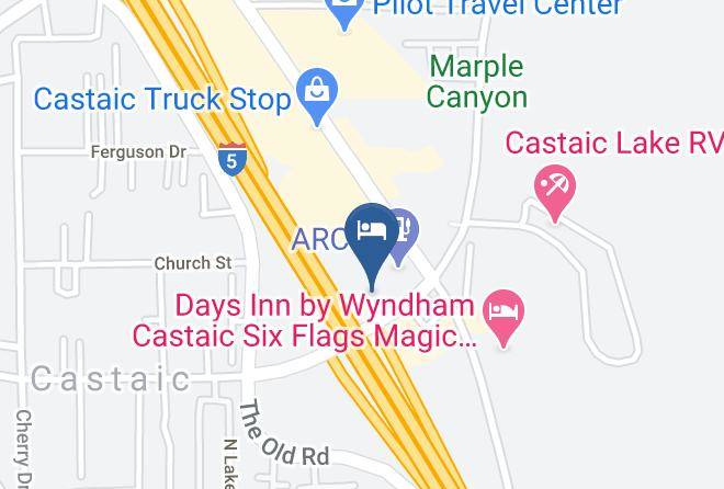 Castaic Inn Map